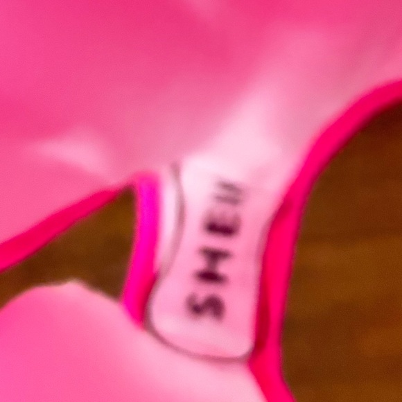 Shein pink one piece swimsuit SZ L - Picture 5 of 5